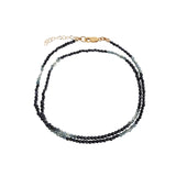 Gem Jar-Blue Sapphire Wrap Bracelet | 2mm-Bracelets-14k Gold Filled, Blue Sapphire-Blue Ruby Jewellery-Vancouver Canada