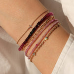 Gem Jar-Ruby Wrap Bracelet | 2mm-Bracelets-Blue Ruby Jewellery-Vancouver Canada