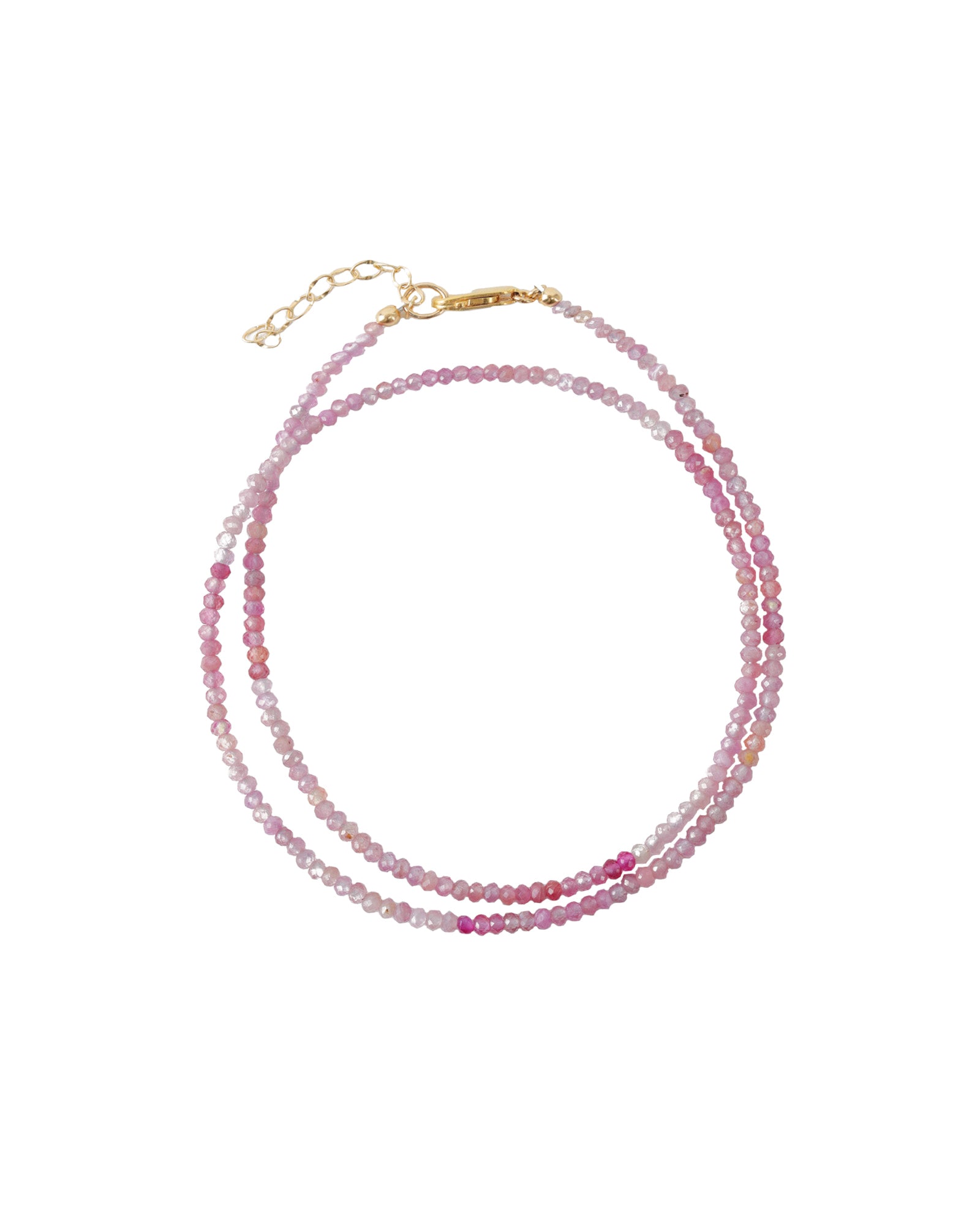Ruby Wrap Bracelet | 2mm 14k Gold Filled, Ruby