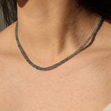 Gem Jar-Indigo Kyanite Necklace | 3mm - 5mm-Necklaces-Blue Ruby Jewellery-Vancouver Canada