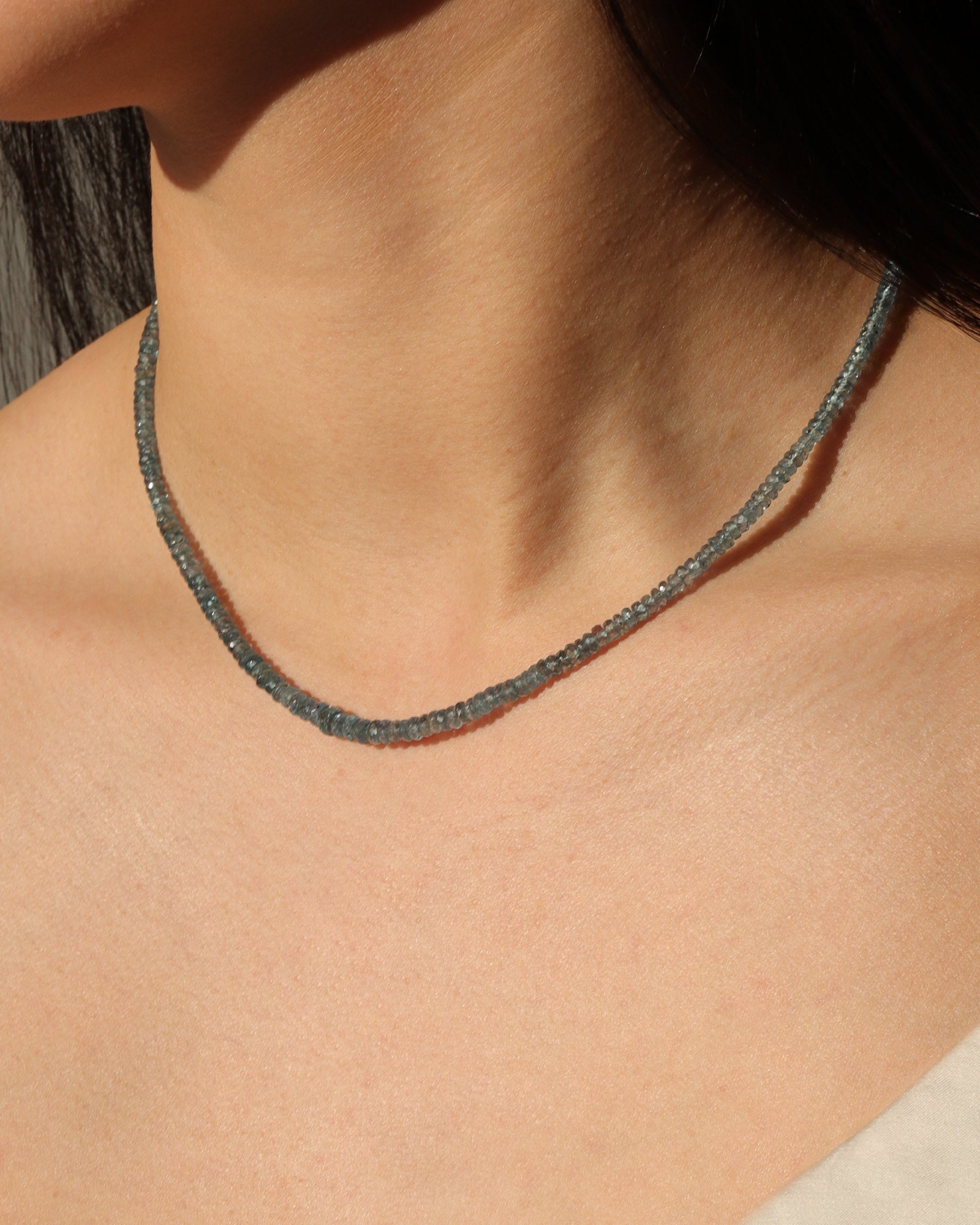 Gem Jar-Indigo Kyanite Necklace | 3mm - 5mm-Necklaces-Blue Ruby Jewellery-Vancouver Canada