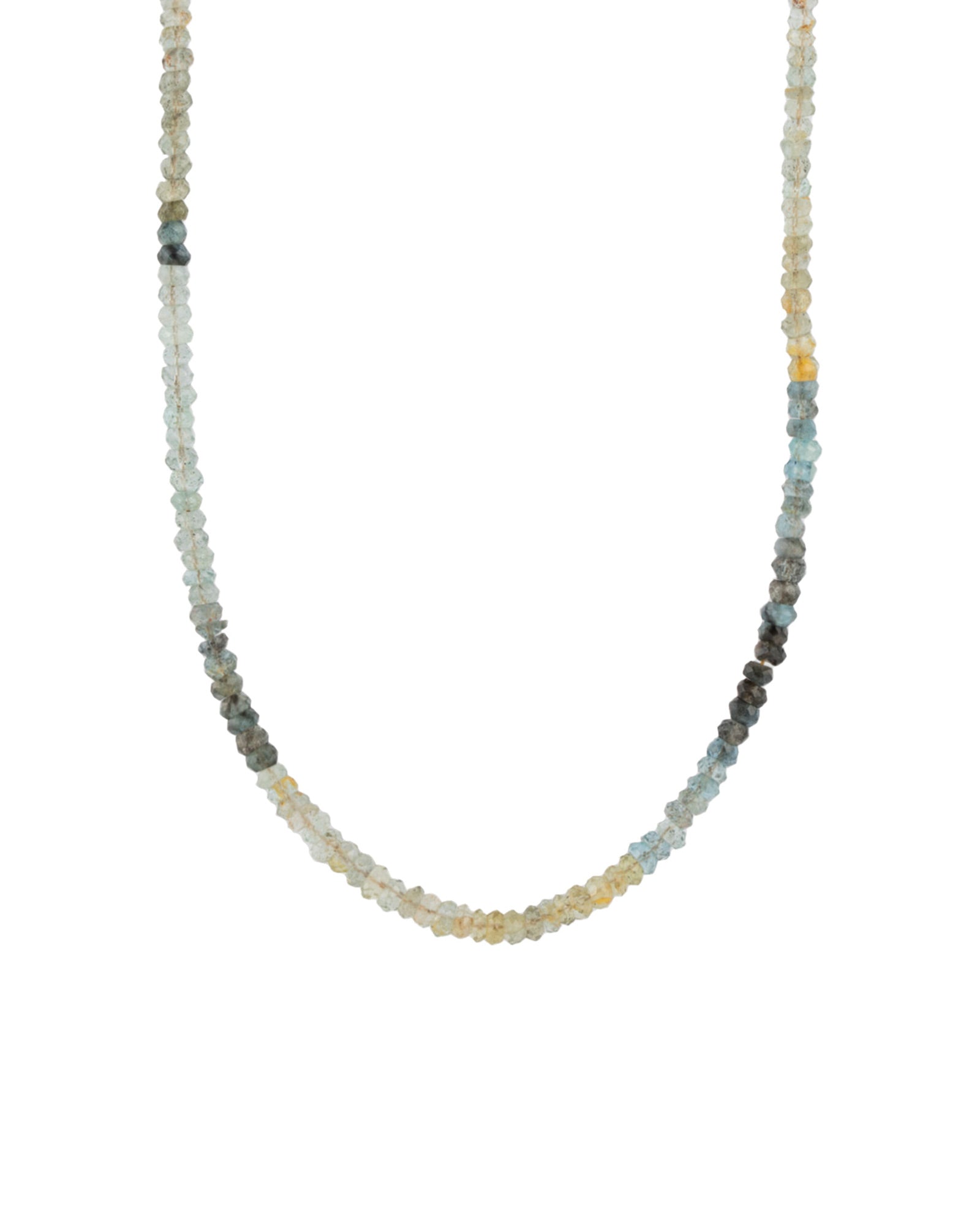 Gem Jar-Moss Aquamarine Necklace | 4mm-Necklaces-14k Gold Filled, Moss Aquamarine-Blue Ruby Jewellery-Vancouver Canada
