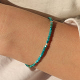 Gem Jar-Cube Stone Nugget Bracelet-Bracelets-Blue Ruby Jewellery-Vancouver Canada