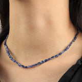 Gem Jar-Blue Kyanite Beaded Necklace-Necklaces-Blue Ruby Jewellery-Vancouver Canada