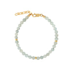 Gem Jar-Aquamarine Sphere Beaded Bracelet | 4mm-Bracelets-14k Gold Filled, Aquamarine-Blue Ruby Jewellery-Vancouver Canada