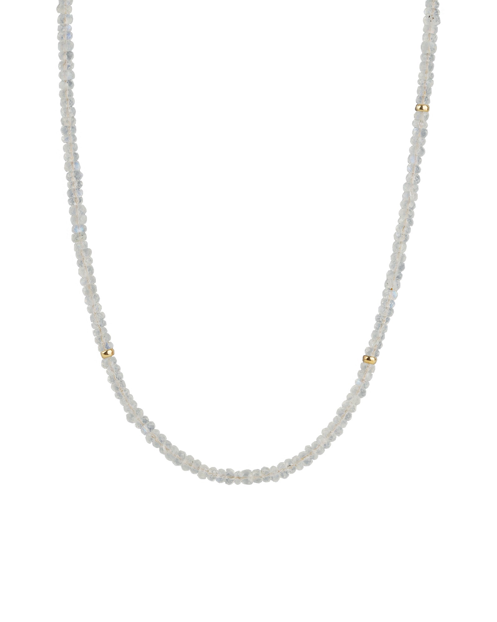 Rainbow Moonstone Beaded Necklace 14k Gold Filled, Rainbow Moonstone