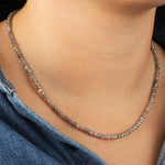 Gem Jar-Mystic Labradorite Beaded Necklace-Necklaces-Blue Ruby Jewellery-Vancouver Canada