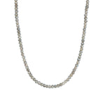 Mystic Labradorite Beaded Necklace 14k Gold Filled, Mystic Labradorite
