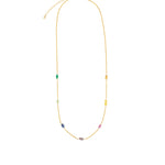 Gem Jar-Three Stone Station Necklace-Necklaces-Blue Ruby Jewellery-Vancouver Canada