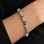 Moss Aquamarine Bracelet | 5mm 14k Gold Filled, Moss Aquamarine