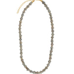 Mixed Labradorite Faceted Necklace 14k Gold Filled, Labradorite