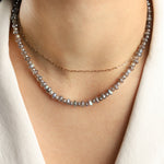 Gem Jar-Mixed Labradorite Faceted Necklace-Necklaces-Blue Ruby Jewellery-Vancouver Canada
