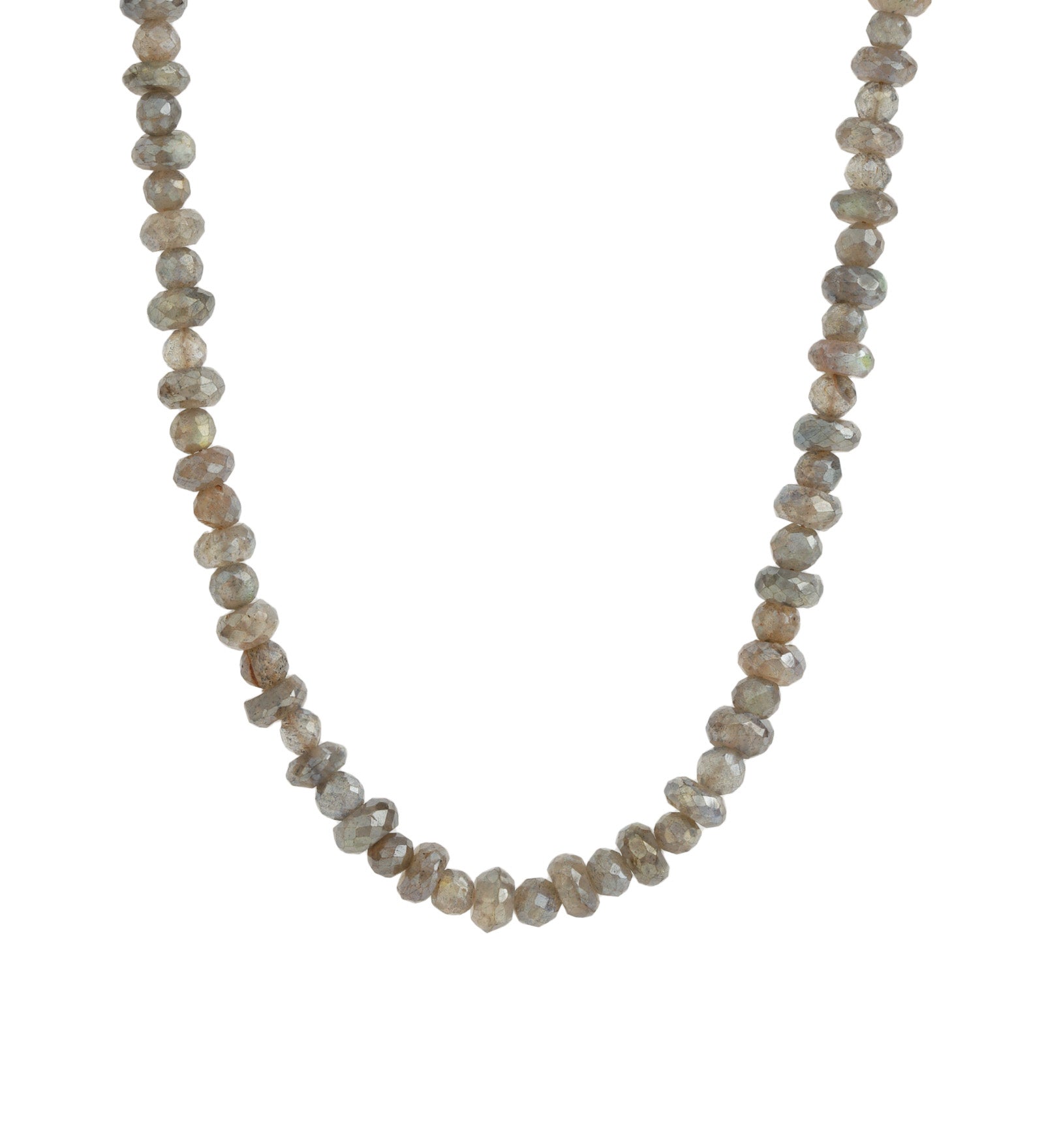 Mixed Labradorite Faceted Necklace 14k Gold Filled, Labradorite