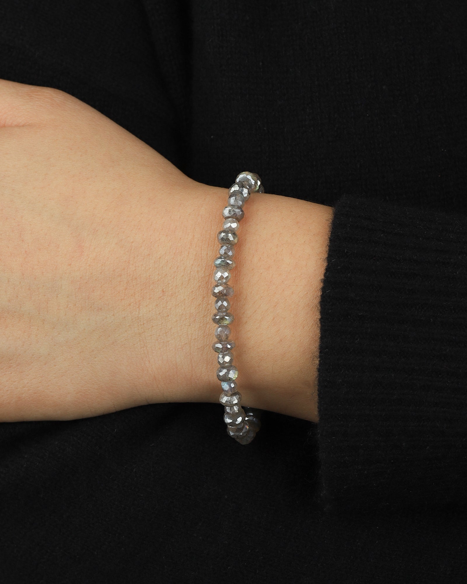 Mixed Labradorite Faceted Bracelet 14k Gold Filled, Labradorite