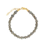 Mixed Labradorite Faceted Bracelet 14k Gold Filled, Labradorite