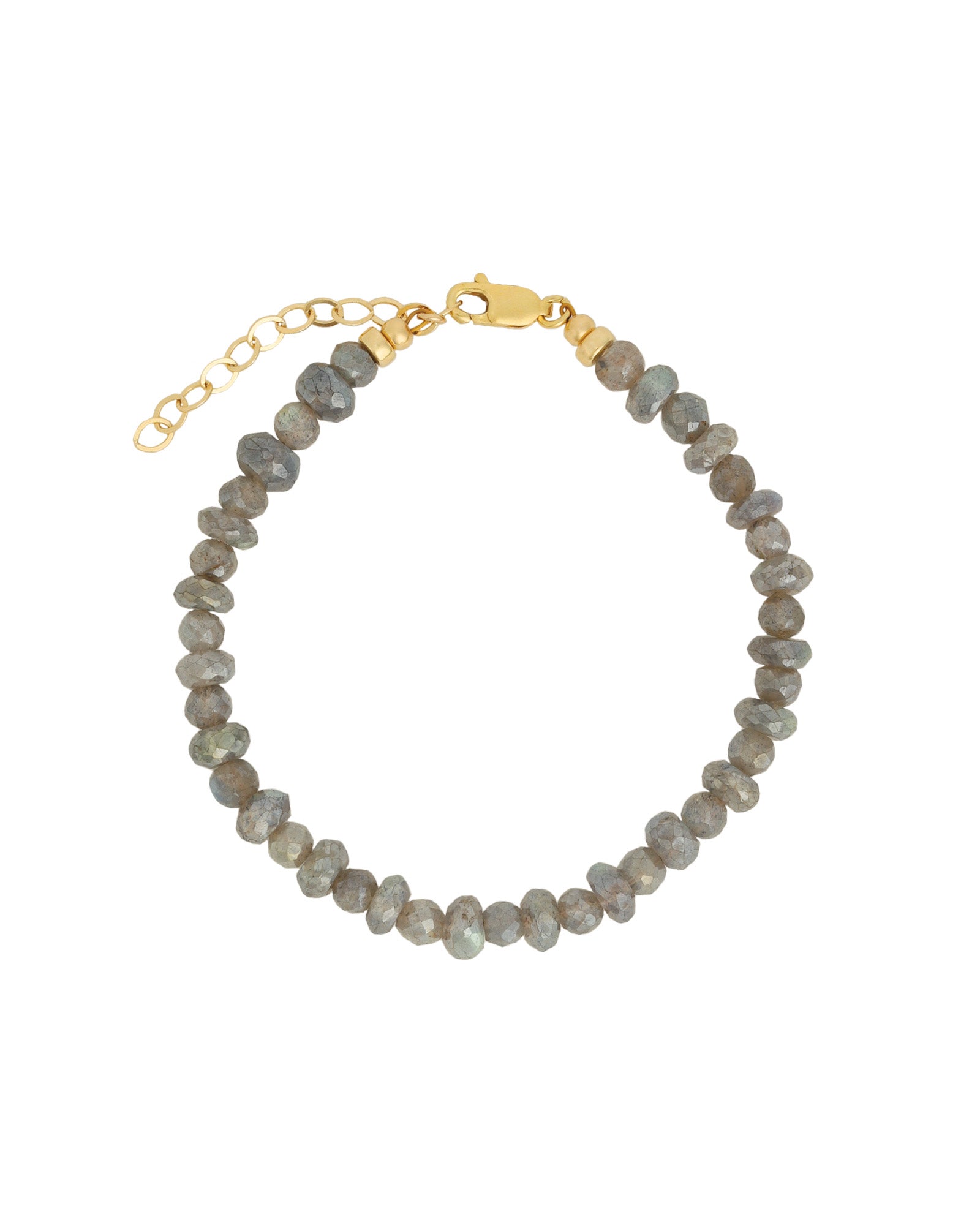 Mixed Labradorite Faceted Bracelet 14k Gold Filled, Labradorite