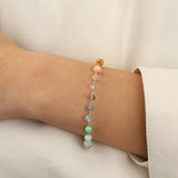 Gem Jar-Mixed Stone Chain Bracelet-Bracelets-Blue Ruby Jewellery-Vancouver Canada