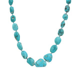 Gem Jar-Turquoise Nugget Beaded Necklace-Necklaces-14k Gold Filled, Turquoise-Blue Ruby Jewellery-Vancouver Canada