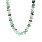 Gem Jar-Faceted Peruvian Opal Rondelle Beaded Necklace | 10.5mm-Necklaces-14k Gold Filled, Peruvian Opal-Blue Ruby Jewellery-Vancouver Canada