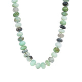 Gem Jar-Faceted Peruvian Opal Rondelle Beaded Necklace | 10.5mm-Necklaces-14k Gold Filled, Peruvian Opal-Blue Ruby Jewellery-Vancouver Canada