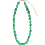 Gem Jar-Faceted Chrysoprase Beaded Necklace-Necklaces-Blue Ruby Jewellery-Vancouver Canada
