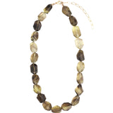 Gem Jar-Faceted Lemon Quartz Beaded Necklace-Necklaces-Blue Ruby Jewellery-Vancouver Canada