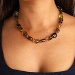 Gem Jar-Faceted Lemon Quartz Beaded Necklace-Necklaces-Blue Ruby Jewellery-Vancouver Canada