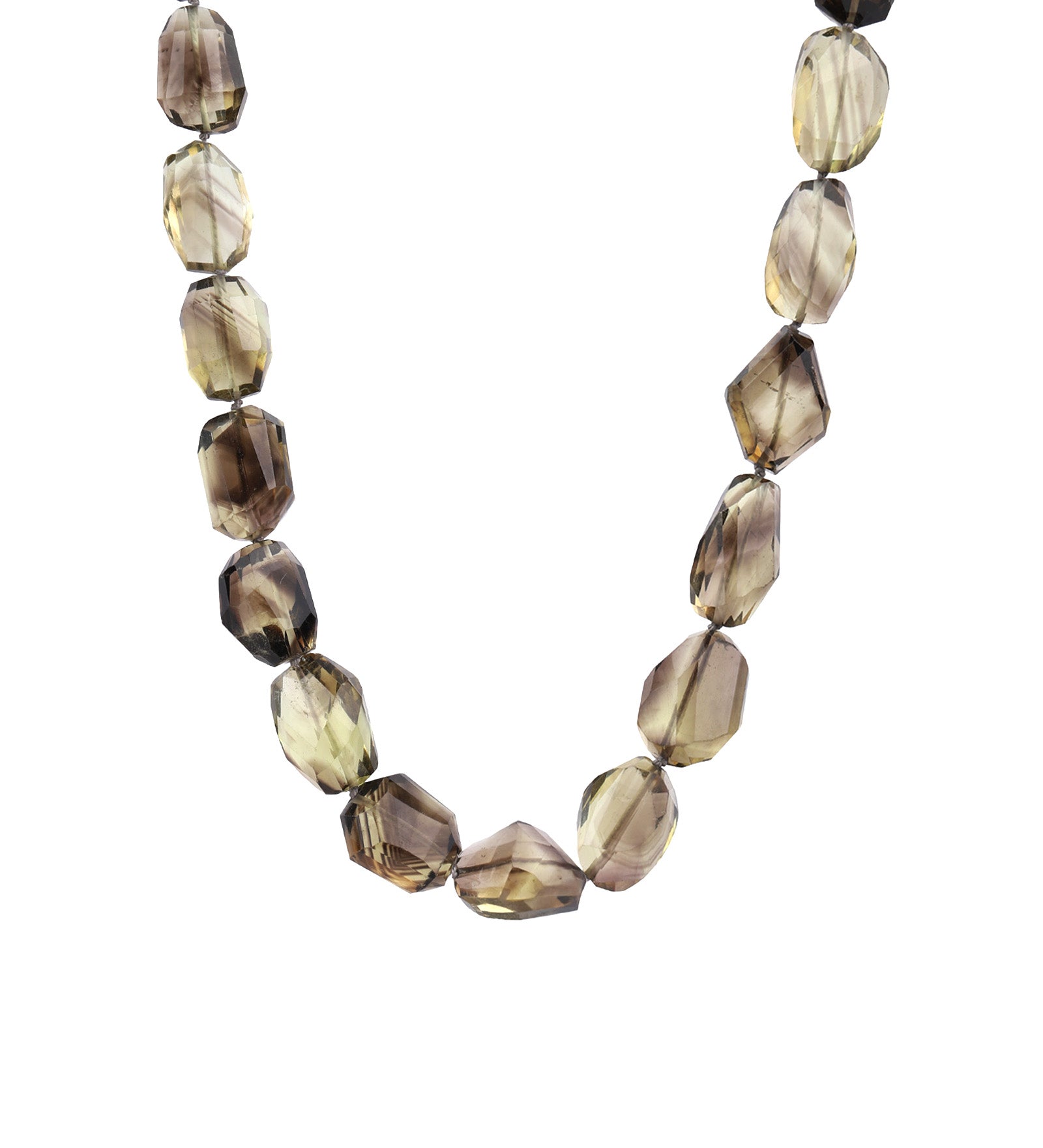 Gem Jar-Faceted Lemon Quartz Beaded Necklace-Necklaces-14k Gold Filled, Lemon Quartz-Blue Ruby Jewellery-Vancouver Canada