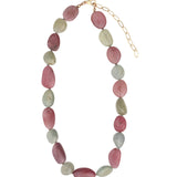 Multi Sapphire Beaded Necklace
