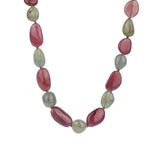 Multi Sapphire Beaded Necklace