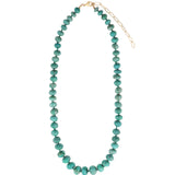 Graduated Chrysocolla Beaded Necklace