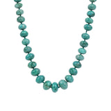 Graduated Chrysocolla Beaded Necklace