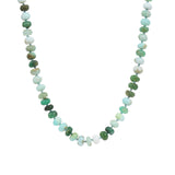 Gem Jar-Faceted Peruvian Opal Rondelle Beaded Necklace | 8.5mm-Necklaces-14k Gold Filled, Peruvian Opal-Blue Ruby Jewellery-Vancouver Canada