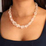 Kunzite Beaded Necklace