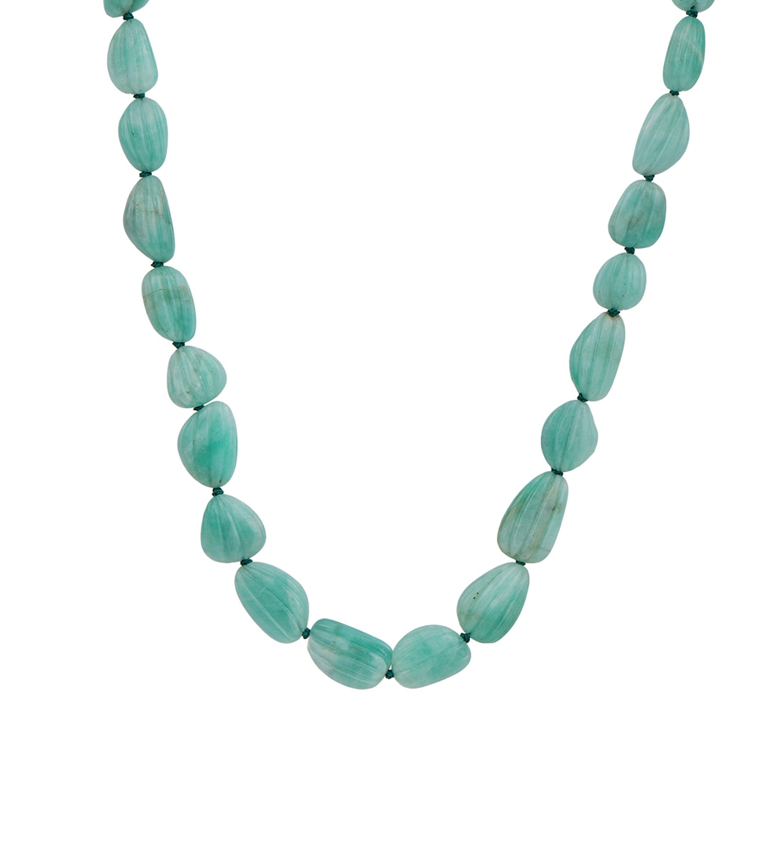 Gem Jar-Carved Emerald Beaded Necklace-Necklaces-14k Gold Filled, Emerald-Blue Ruby Jewellery-Vancouver Canada