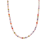 Multi CZ Miyuki Bead Necklace