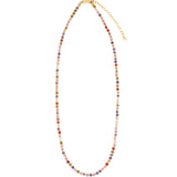 Multi CZ Miyuki Bead Necklace