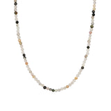 Multi Quartz Miyuki Bead Necklace