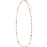 Multi Quartz Miyuki Bead Necklace
