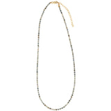 Kyanite Miyuki Bead Necklace