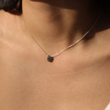 Stoned By Gem Jar-Slice Stone Necklace-Necklaces-Blue Ruby Jewellery-Vancouver Canada