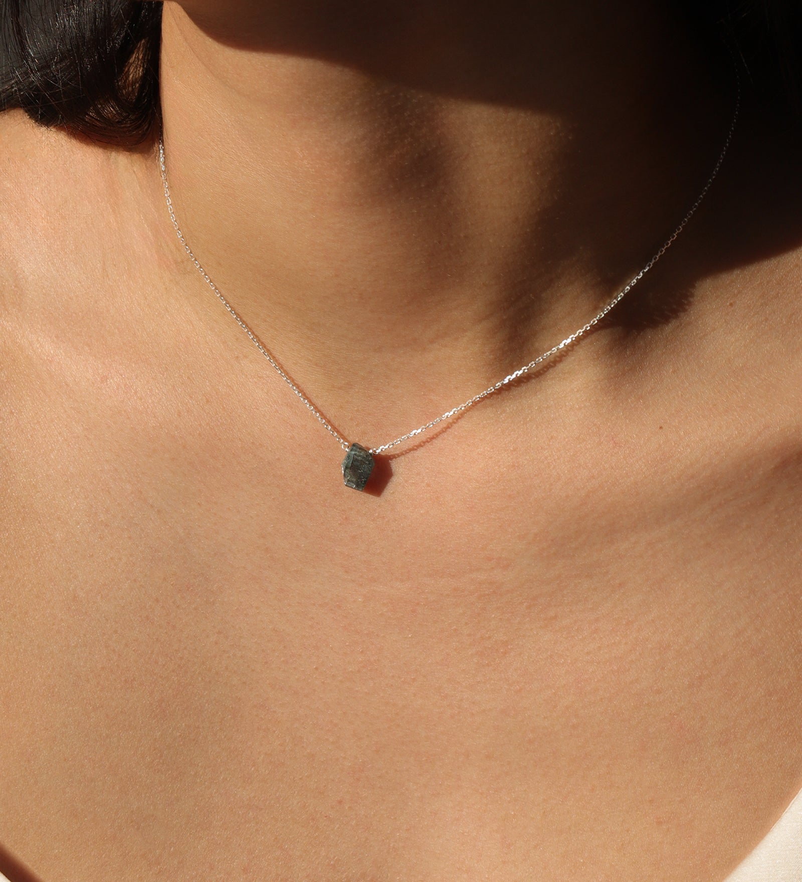 Stoned By Gem Jar-Slice Stone Necklace-Necklaces-Blue Ruby Jewellery-Vancouver Canada