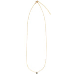 Stoned By Gem Jar-Labradorite Briolette Cable Chain Necklace | 8mm-Necklaces-Blue Ruby Jewellery-Vancouver Canada