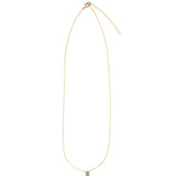 Stoned By Gem Jar-Labradorite Briolette Cable Chain Necklace | 8mm-Necklaces-Blue Ruby Jewellery-Vancouver Canada