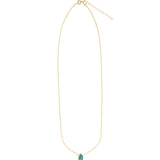 Stoned By Gem Jar-Turquoise Briolette Cable Chain Necklace | 8mm-Necklaces-Blue Ruby Jewellery-Vancouver Canada