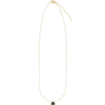 Stoned By Gem Jar-Apatite Heart Cable Chain Necklace | 6mm-Necklaces-Blue Ruby Jewellery-Vancouver Canada