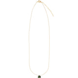 Stoned By Gem Jar-Apatite Heart Cable Chain Necklace | 6mm-Necklaces-Blue Ruby Jewellery-Vancouver Canada