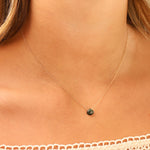 Stoned By Gem Jar-Apatite Heart Cable Chain Necklace | 6mm-Necklaces-Blue Ruby Jewellery-Vancouver Canada