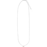 Stoned By Gem Jar-Kunzite Heart Cable Chain Necklace | 10mm-Necklaces-Blue Ruby Jewellery-Vancouver Canada
