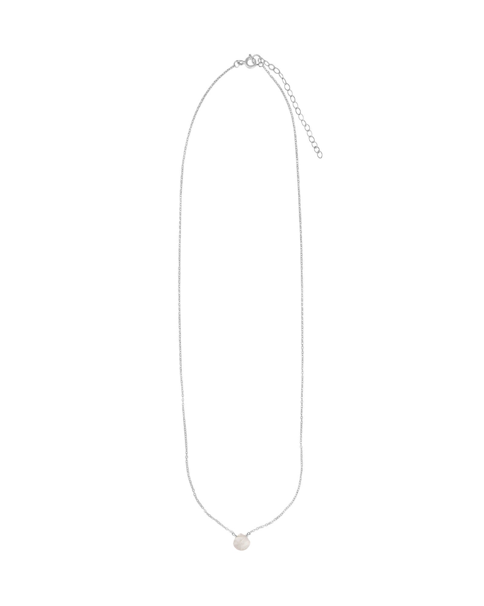 Stoned By Gem Jar-Kunzite Heart Cable Chain Necklace | 10mm-Necklaces-Blue Ruby Jewellery-Vancouver Canada